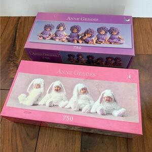 Anne Geddes Puzzle Set - Purple and Pink